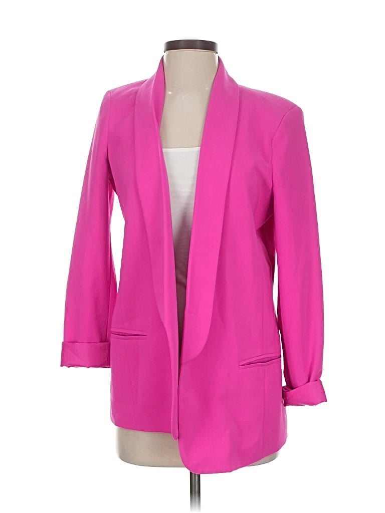 Pre-owned Mural Blazer Jacket In Pink