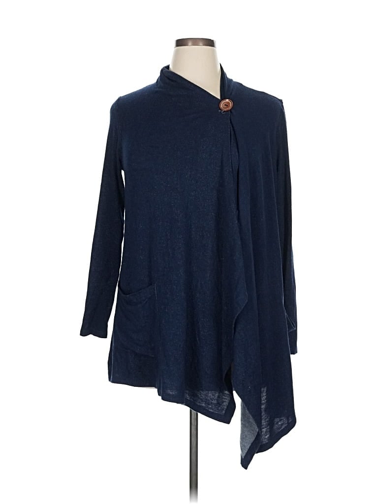 Pre-owned Bobeau Cardigan Sweater In Blue