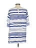 Chaus 100% Polyester Blue Short Sleeve Blouse Size S - photo 2