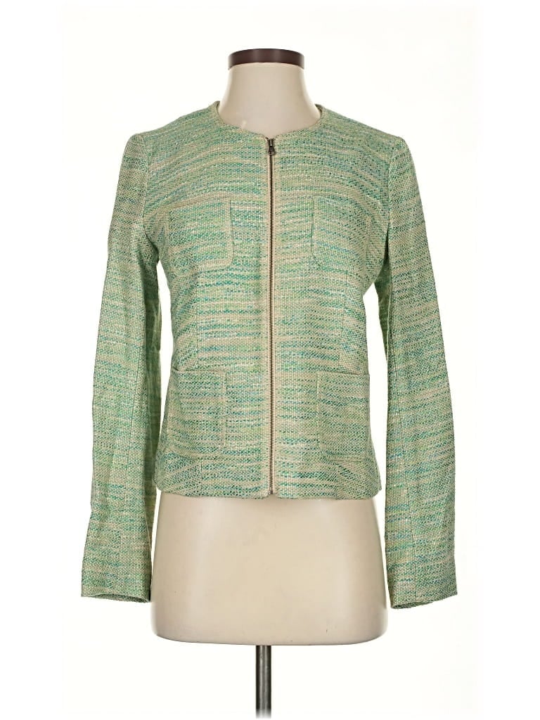 Pre-owned Jjill Jacket In Green