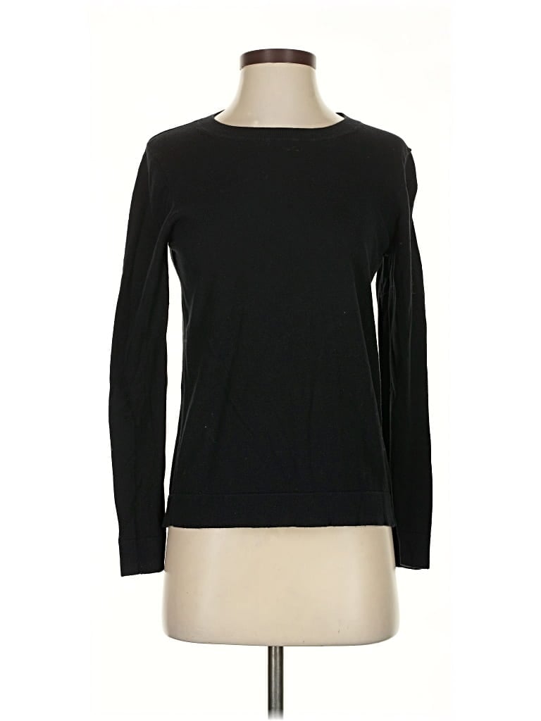 Pre-owned J.crew Factory Store Pullover Sweater In Black