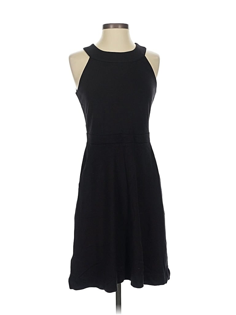 Pre-owned Ann Taylor Loft Cocktail Dress In Black