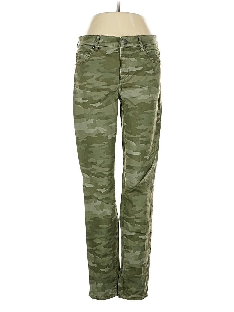 Pre-owned Ann Taylor Loft Cargo Pants In Green