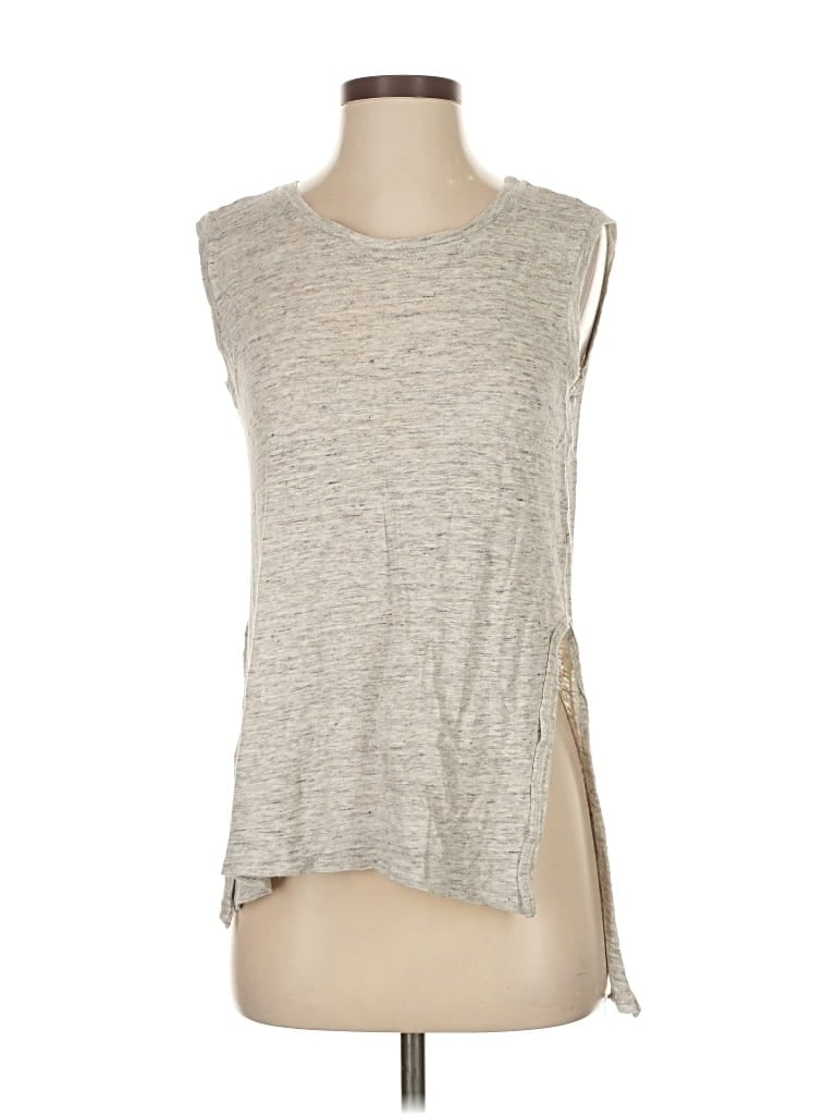 Pre-owned Michael Stars Sleeveless T-shirt In Silver