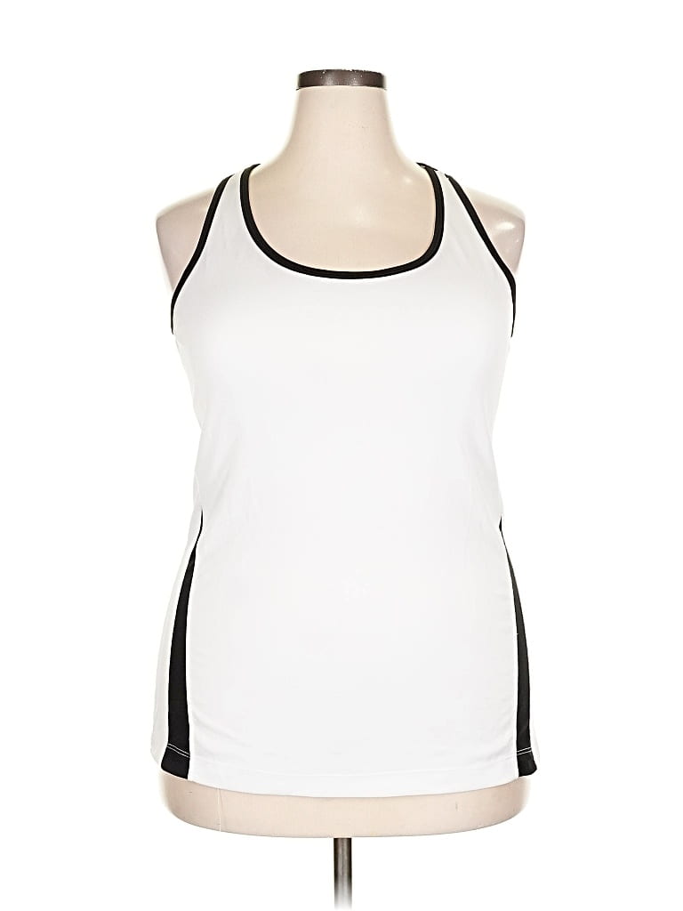 Pre-owned Assorted Brands Active Tank Top In White