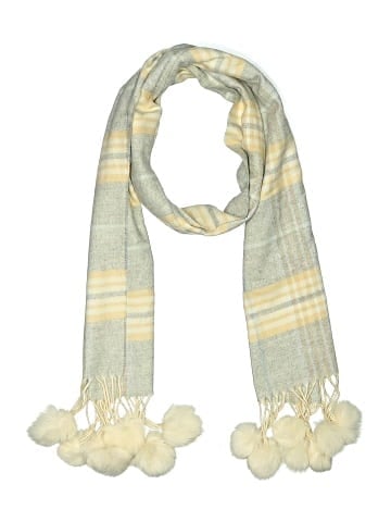 V.Fraas Rabbit Fur Trim Scarf (view 1)