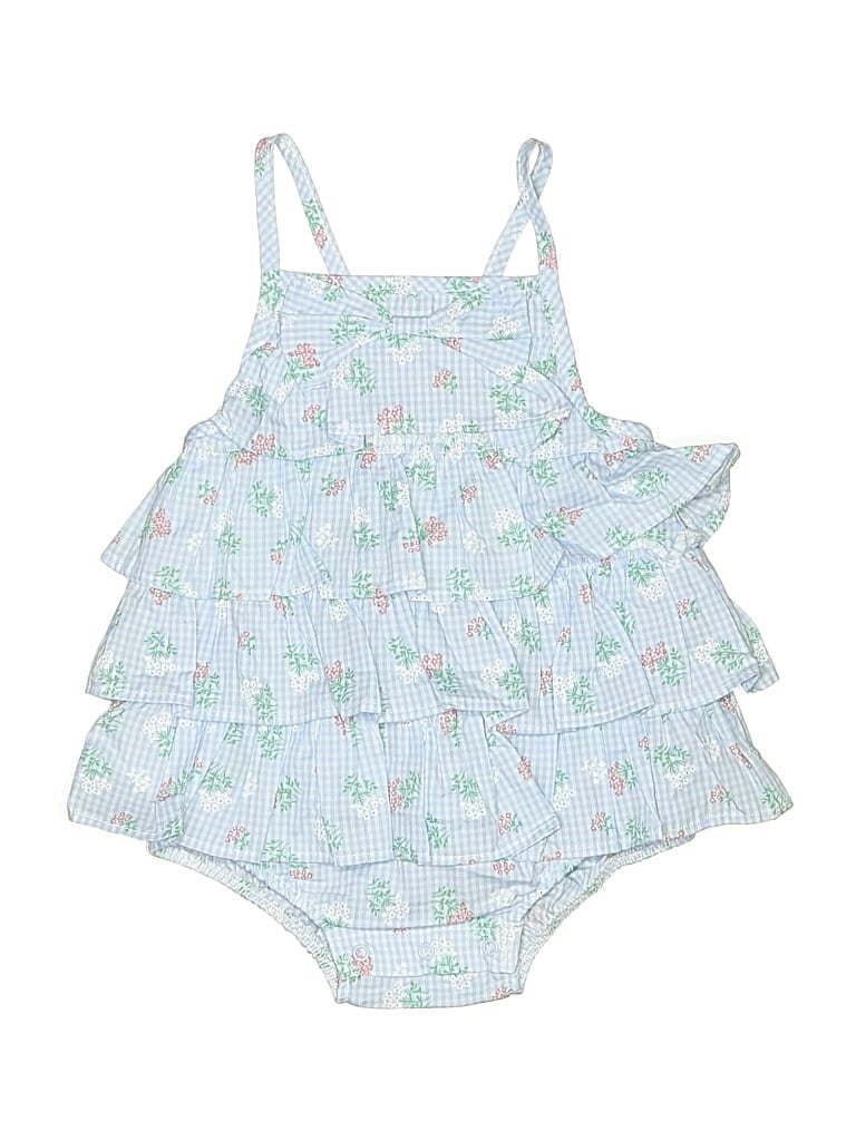 Pre-owned Little Me Kids' Dress In Blue