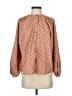 Zara Polka Dots Brown Long Sleeve Blouse Size XS - photo 1
