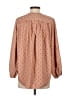 Zara Polka Dots Brown Long Sleeve Blouse Size XS - photo 2