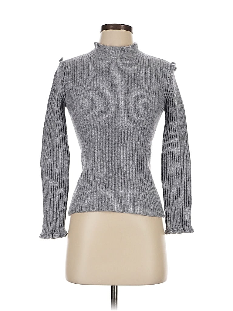 Pre-owned Derek Lam 10 Crosby Turtleneck Sweater In Gray