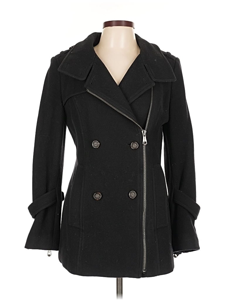 Pre-owned Andrew Marc Coat In Black