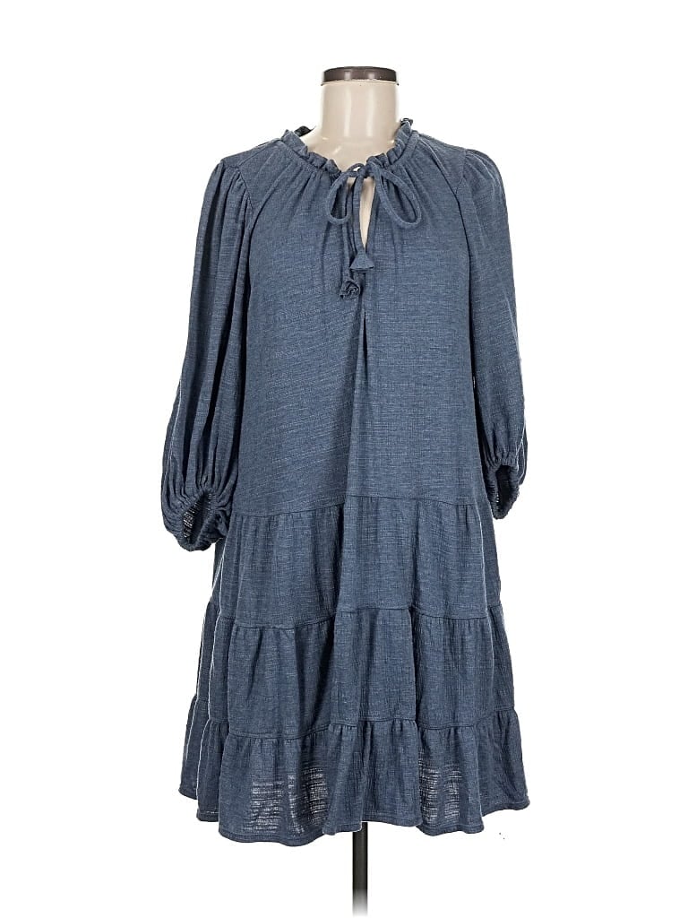 Pre-owned Max Studio Casual Dress In Blue