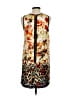 Kensie 100% Polyester Graphic Brown Ivory Cocktail Dress Size S - photo 2