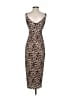 Saylor 100% Polyester Animal Print Brown Cocktail Dress Size XS - photo 2