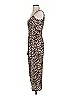 Saylor 100% Polyester Animal Print Brown Cocktail Dress Size XS - photo 5