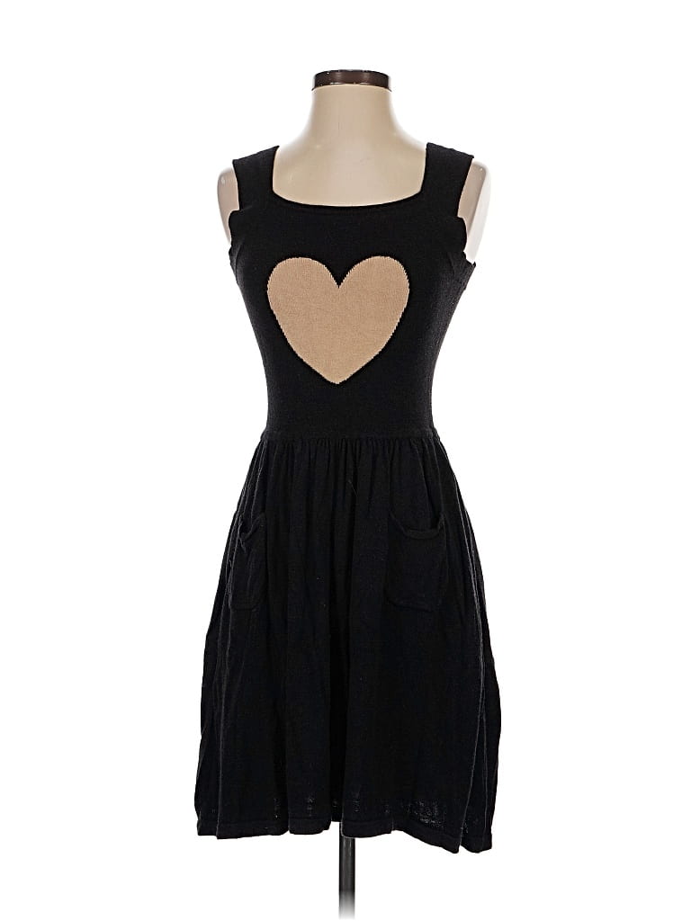 Pre-owned Assorted Brands Casual Dress In Black