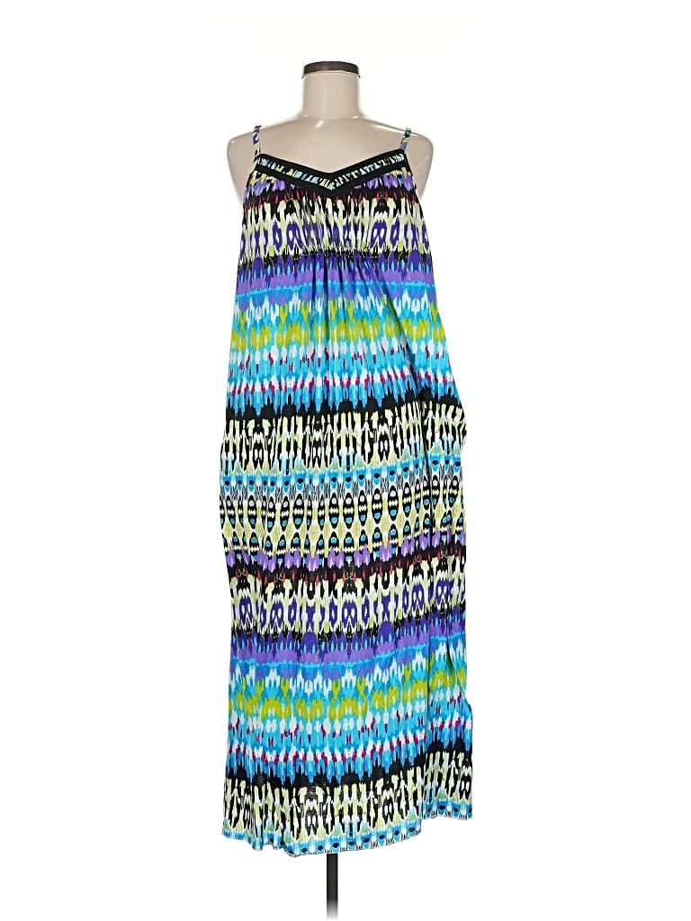 Pre-owned Nicole By Nicole Miller Casual Dress In Blue