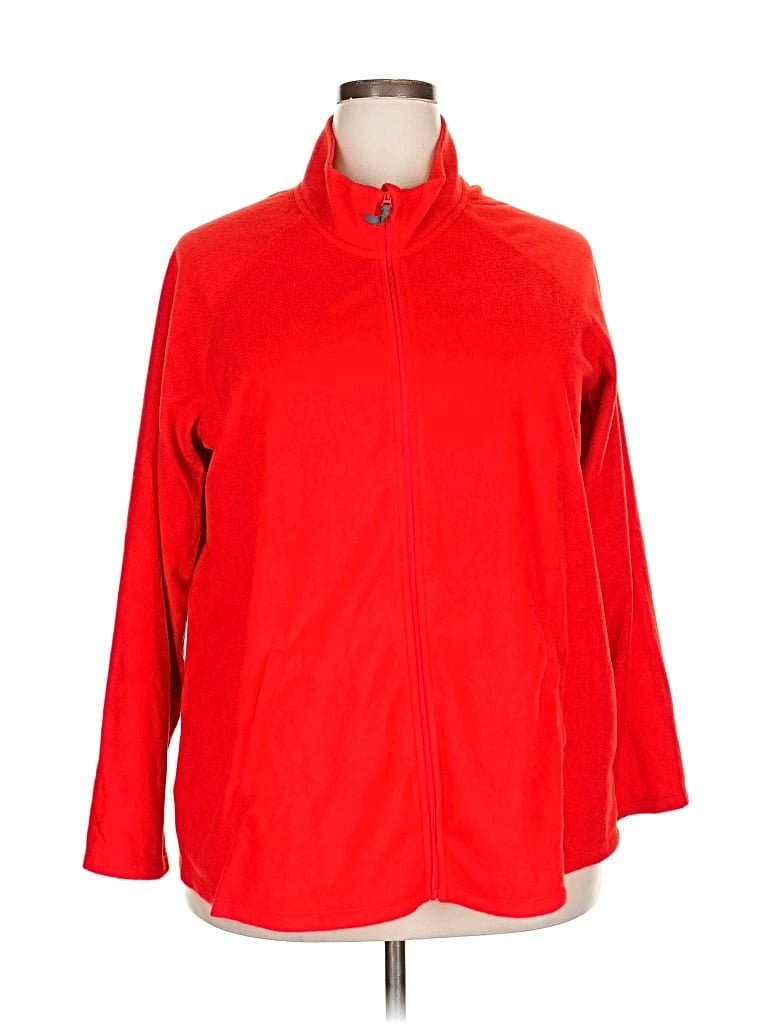 Pre-owned Carole Hochman Track Jacket In Red