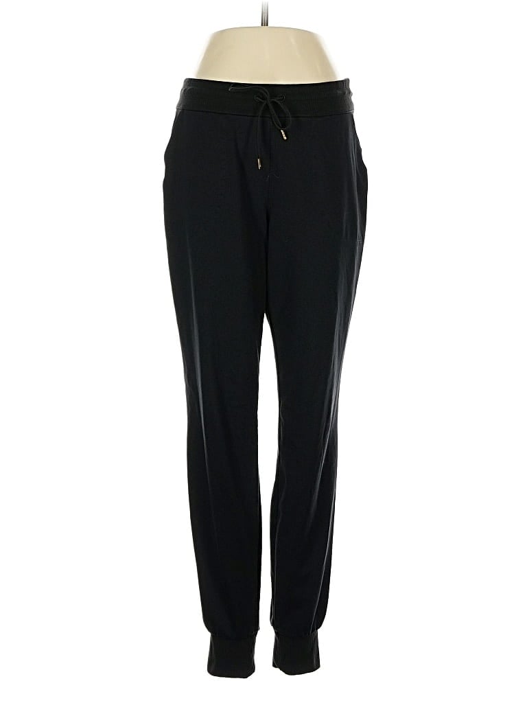 Pre-owned Athleta Track Pants In Black