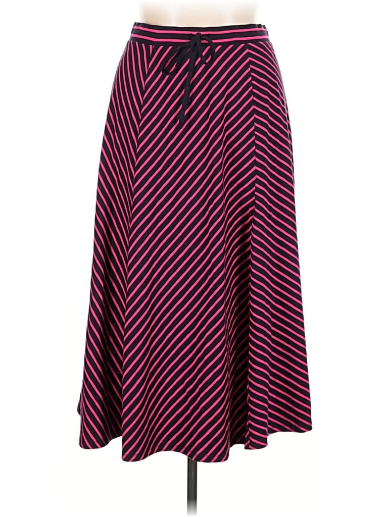 Pre-owned T By Talbots Casual Skirt In Purple