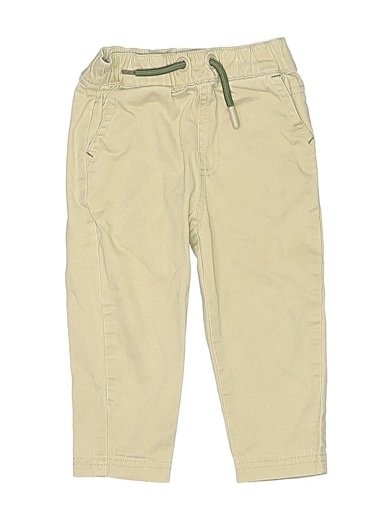 Pre-owned H&m Kids' Khaki Pant In Brown