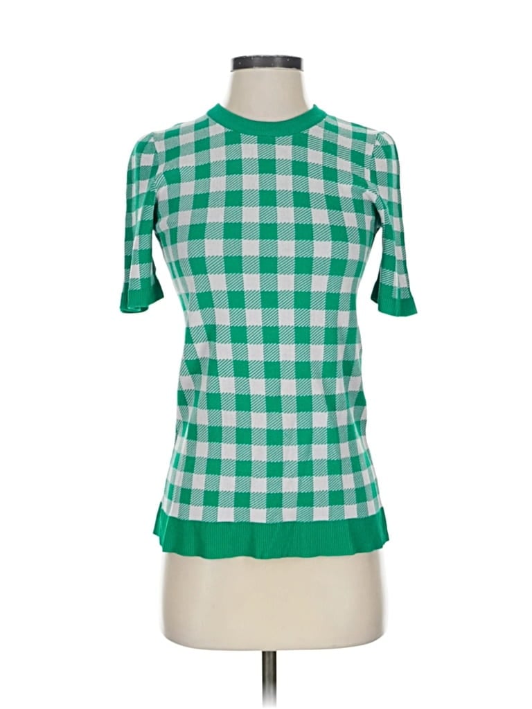 Pre-owned Ronny Kobo Short Sleeve T-shirt In Green