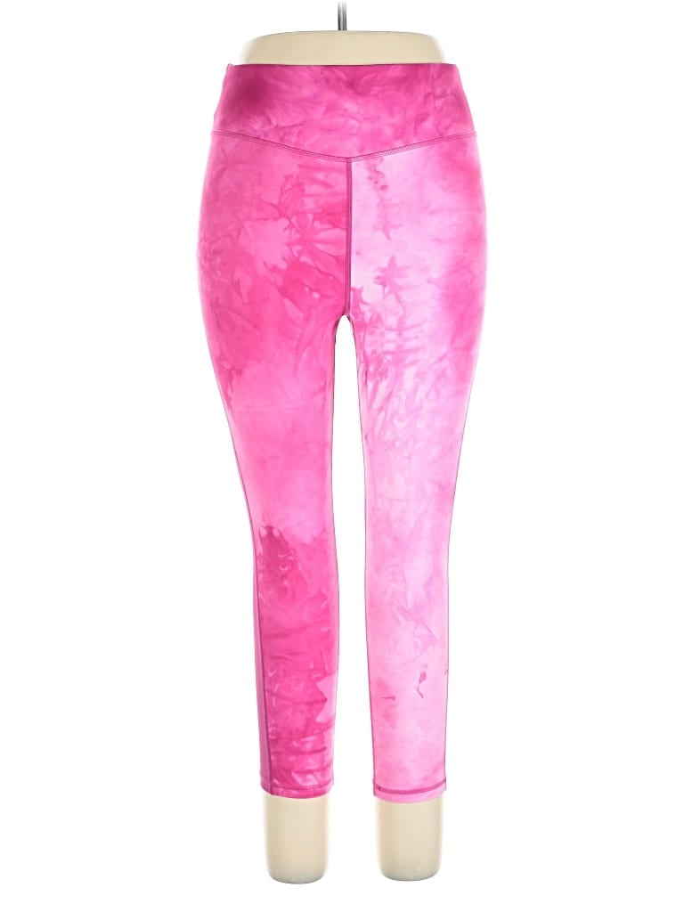 Pre-owned Zyia Active Casual Pants In Pink