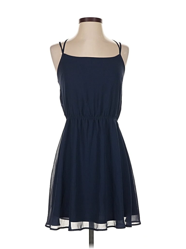 Pre-owned Mine Casual Dress In Blue