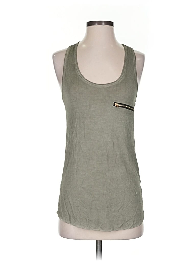 Pre-owned Pol Sleeveless Top Gray Scoop Neck Tops