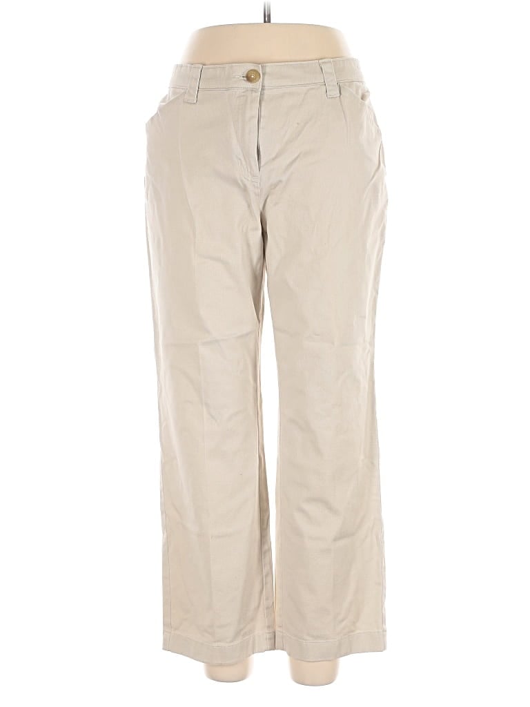 Pre-owned L.l.bean Khaki Pant In Brown
