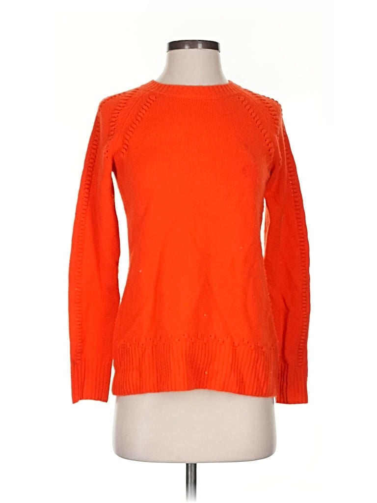 Pre-owned Sail To Sable Wool Pullover Sweater In Orange