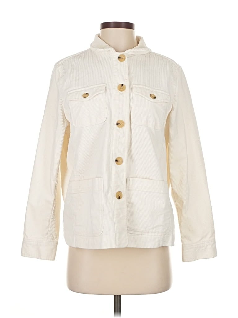 Pre-owned Talbots Jacket In White