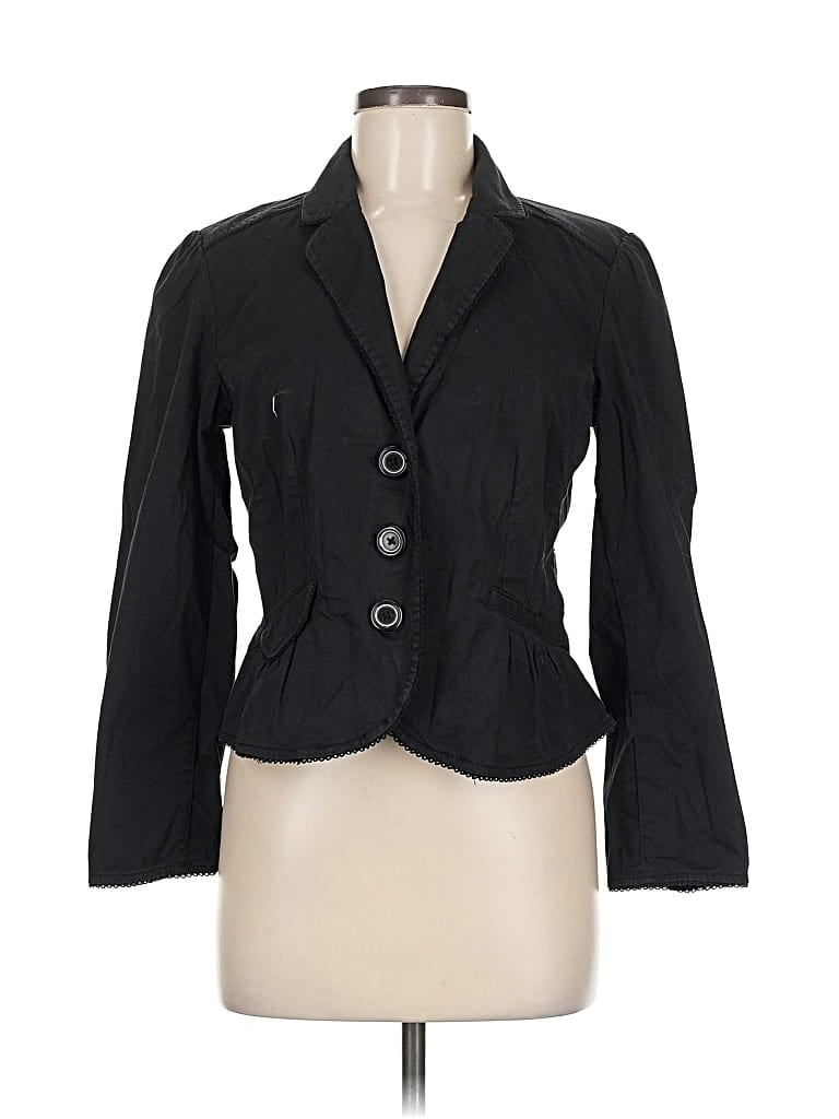 Pre-owned Sonoma Life + Style Blazer Jacket In Black
