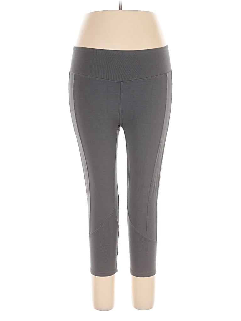 Pre-owned Earth Yoga Active Pants In Gray
