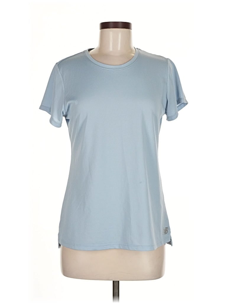 Pre-owned New Balance Active T-shirt In Blue