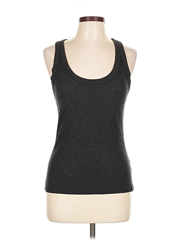 Pre-owned Zara Tank Top Gray Halter Neckline Tops