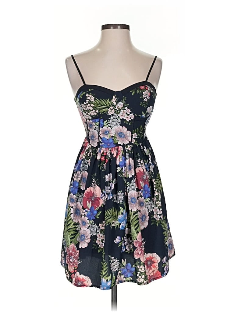 Pre-owned Band Of Gypsies Casual Dress In Blue