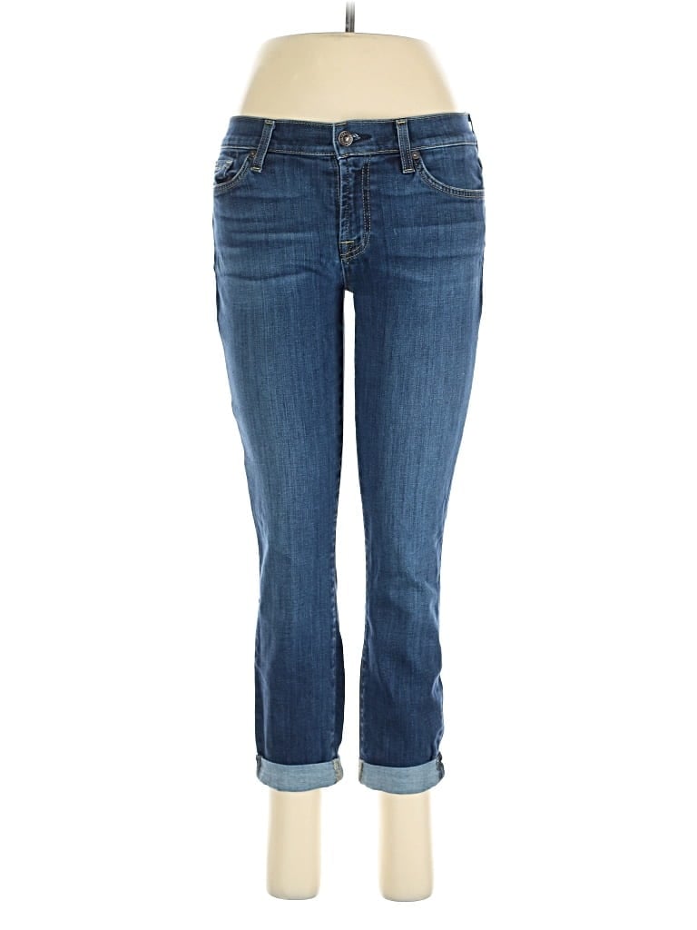 Pre-owned 7 For All Mankind Jeans In Blue