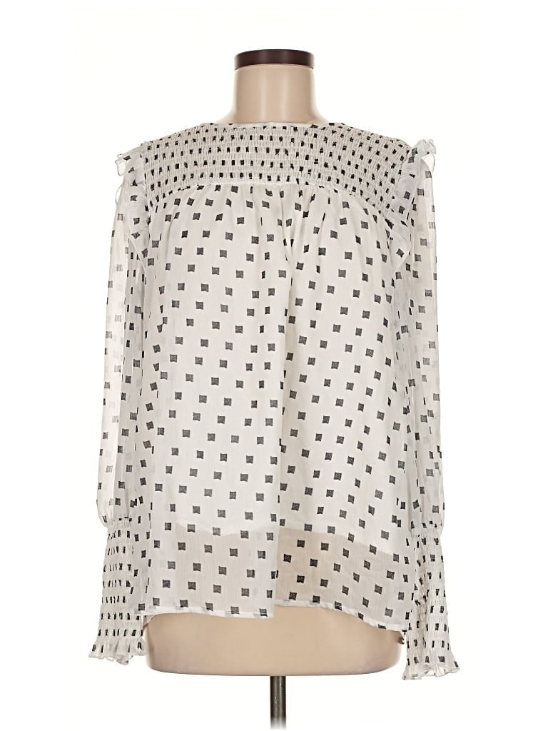 Pre-owned Unbranded Sleeveless Blouse In White