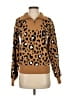 Nine West Animal Print Brown Pullover Sweater Size XS - photo 1