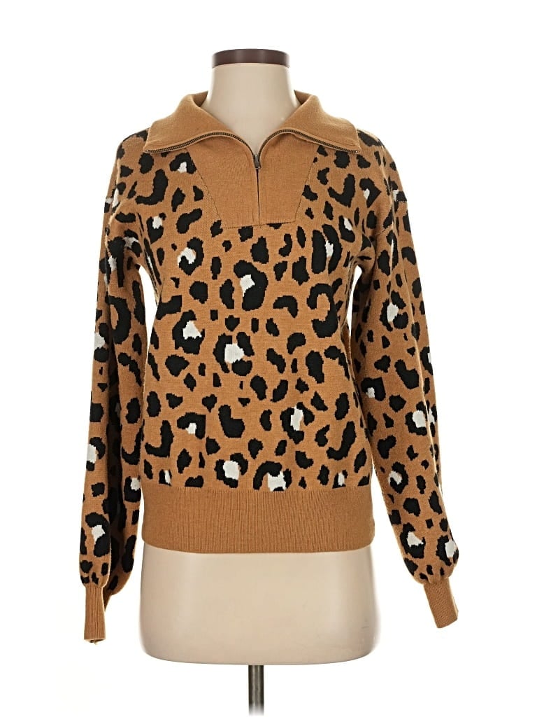 Pre-owned Nine West Pullover Sweater In Brown