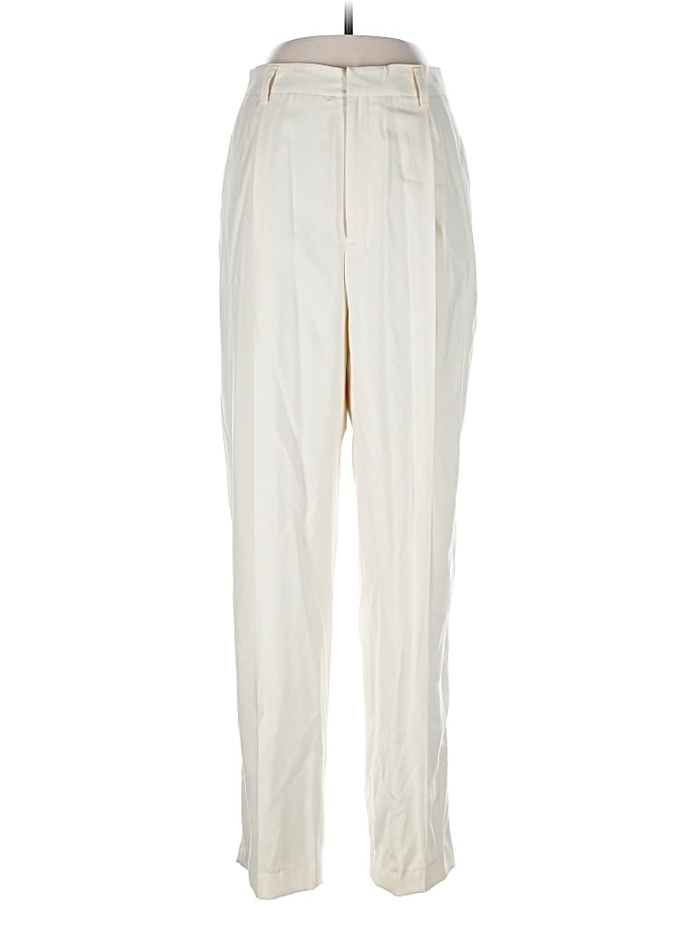 Pre-owned Linda Allard Ellen Tracy Casual Pants In White