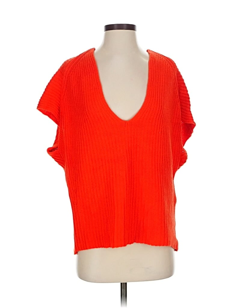 Pre-owned Cabi Pullover Sweater In Orange