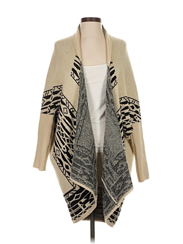 Pre-owned Bcbgmaxazria Cardigan Sweater In Brown