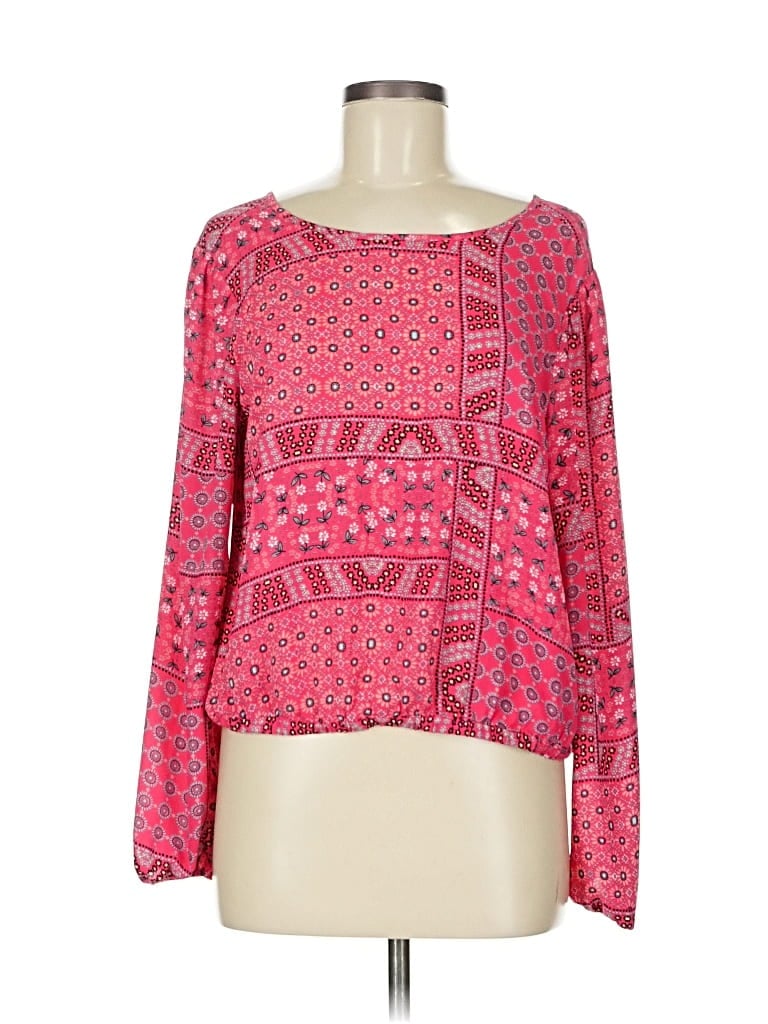 Pre-owned Ann Taylor Loft Pullover Sweater In Pink