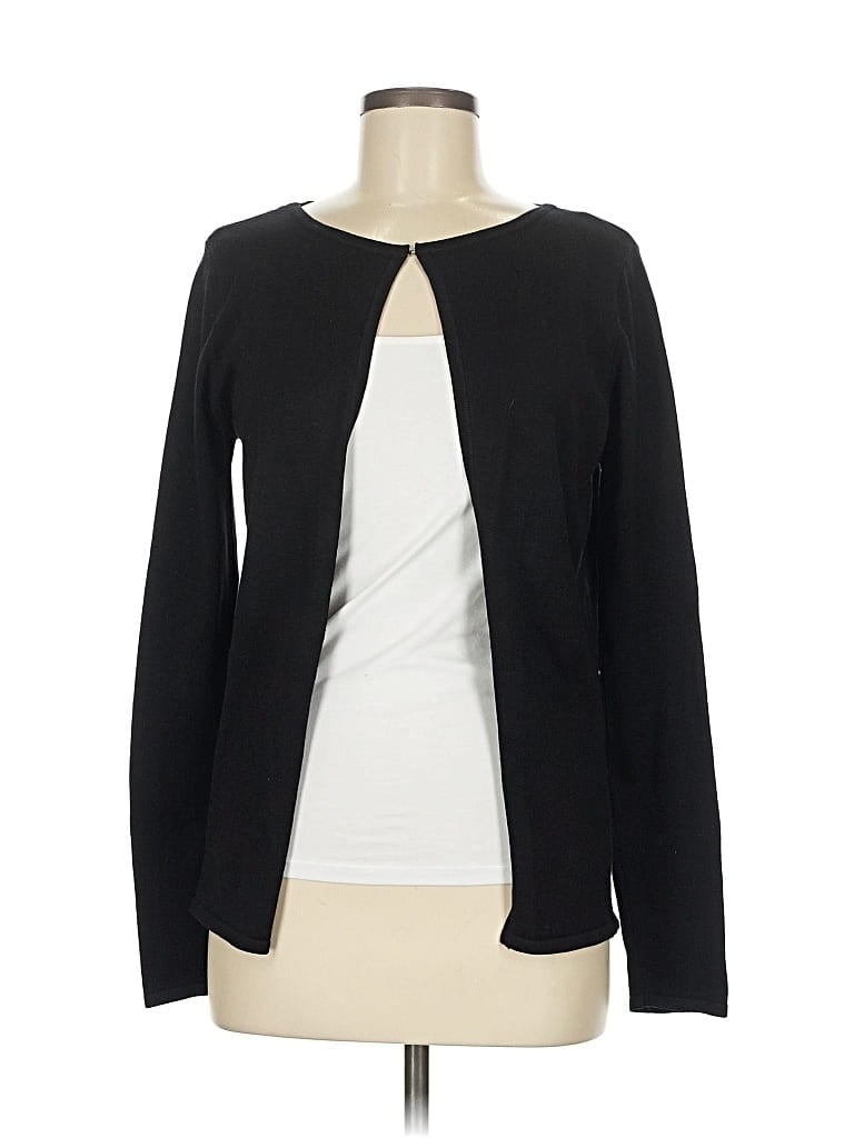 Pre-owned Ann Taylor Cardigan Sweater In Black