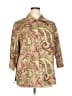 Koret Paisley Gold Coat Size 1X - photo 1