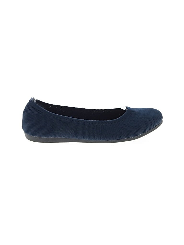 Pre-owned Jellypop Flats In Blue