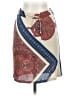 Leifnotes 100% Viscose Paisley Ivory Casual Skirt Size 0 - photo 1