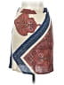 Leifnotes 100% Viscose Paisley Ivory Casual Skirt Size 0 - photo 2